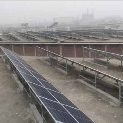 Solar panels installed on the roof of Sabir Poultry by Renergent Energy